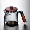 Chaxun 450ml Crescent Glass Teapot with Integrated Filter