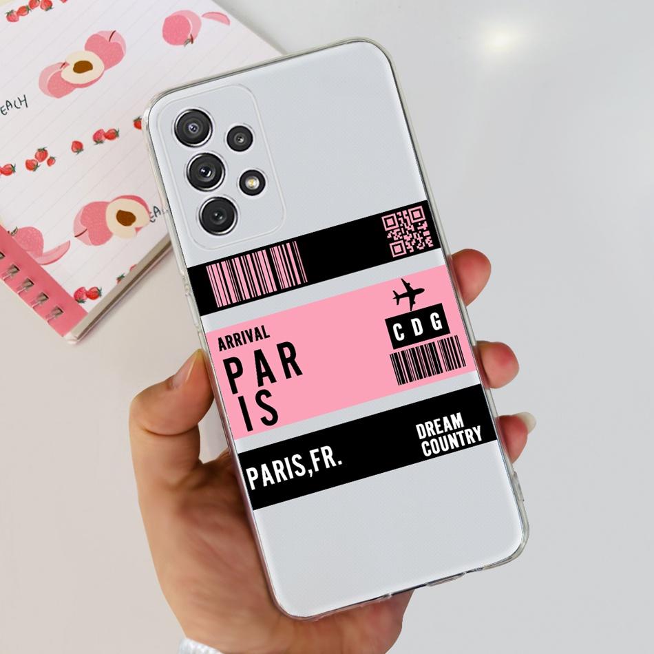 Stylish Soft Silicone Case For Samsung Galaxy A33 A53 A73 5G Clear TPU Phone Back Cover For Samsung A73 A53 A33 A336B A53B A736B