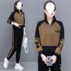Spring and Autumn Clothing for Middle-aged and Elderly Mothers, Fashionable Casual Sportswear Suits, Women's Sweatshirts, Middle-aged Two-piece Sets
