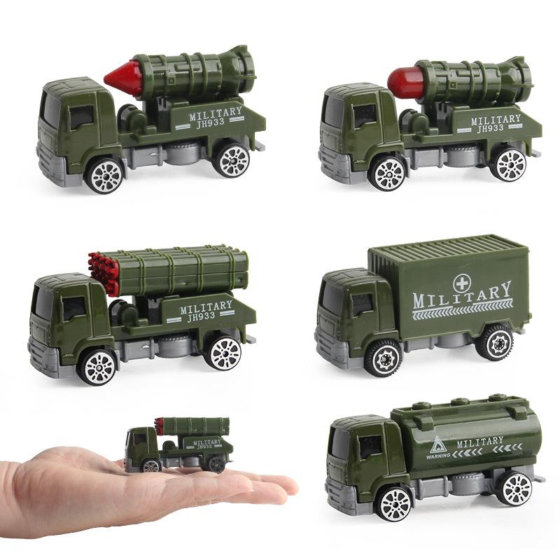 Children'S Toy Alloy Car Model, Engineering Fire Military Set Excavator, Sliding Alloy Car Model