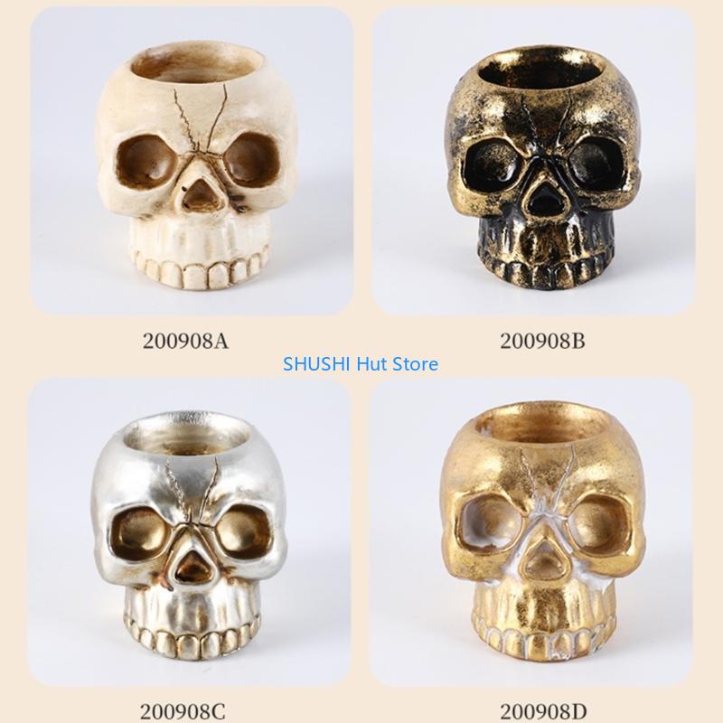 Fun Skull Holder Halloween Theme for Household, Birthday, Party, Wedding Funny Skull Celebration Household D57B