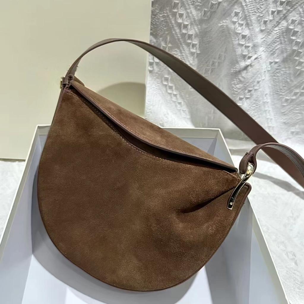 High-end Irregular Bag Women's 2025 And New Style Cowhide Single Shoulder Tote Bag 100 Styles Versatile Women's Bag