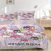 3pcs Balloon HelloKitty & Friends Bedding Set - Includes 1 Quilt Cover and 2 Pillowcases, Comfortable Bedding with Stylish Design for Bedroom