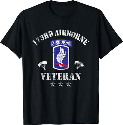 NEW 173rd Airborne Brigade U.S Flag Veteran Airborne Gift Idea Tee T-Shirt S-3XL Unisex T-Shirt