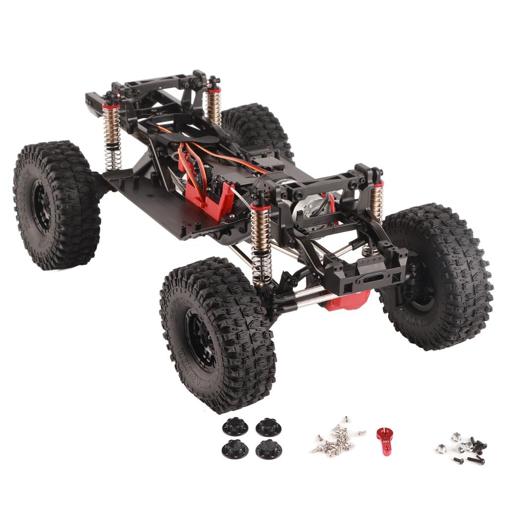 RC 2 Speed Transmission Chassis Frame with Differential Portal Axle for Traxxas RC Crawler Car with Wheel