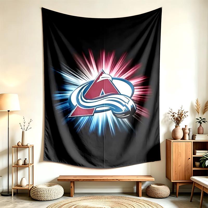 Colorado Avalanche (1) Arazzo Adatto Per Decorare Case Dormitori E Camere Da Letto Morbido Al Tatto E Un Regalo Perfetto Per Amici E Familiari
