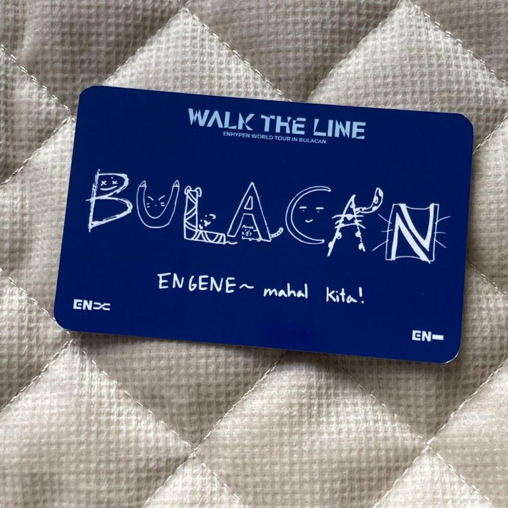 [USED] Jake ENHYPEN LINE Bulacan Engene Zone Trading Card