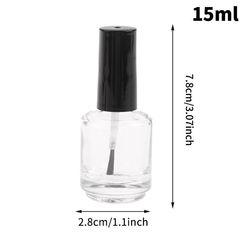 3/4/5/8/10/15Ml Sub-Packed Nail Polish Bottle Nail Gel Empty Bottle With Brush Glass Empty Blending Bottle Touch-Up Container