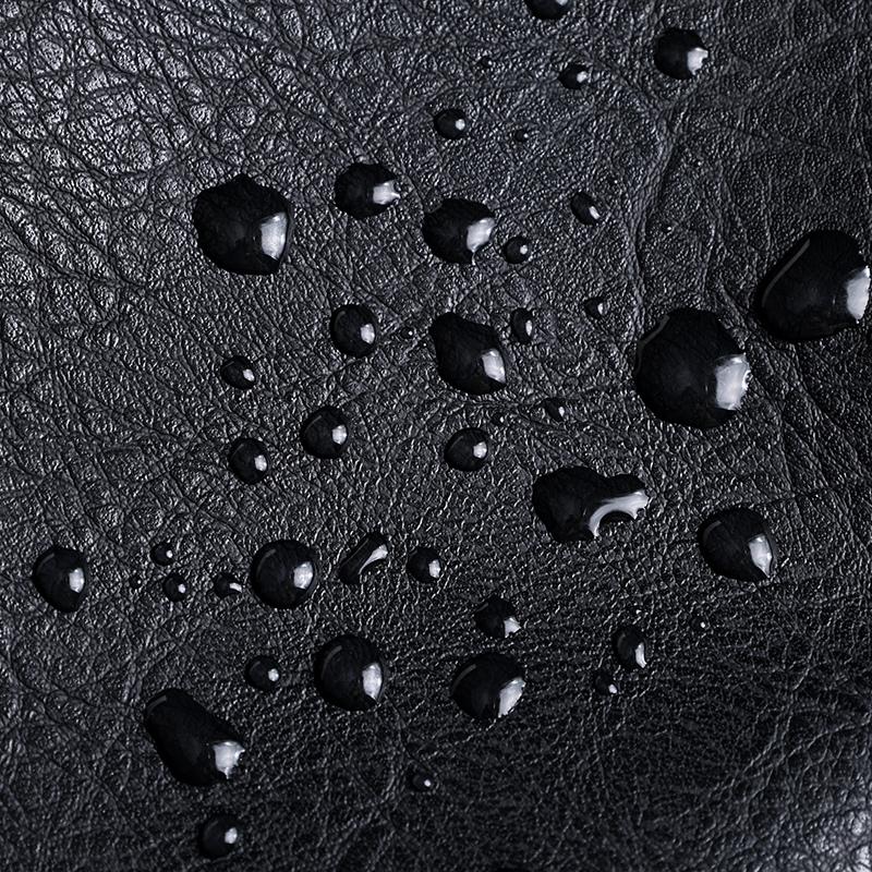 Men's Crossbody Bag Soft Leather Shoulder Bag Business Small Satchel Student Messenger Bag