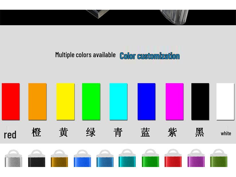 Multi-Color USB Flash Drive - 128MB To 4GB, Metal Design, Encrypted, Perfect for Gifts