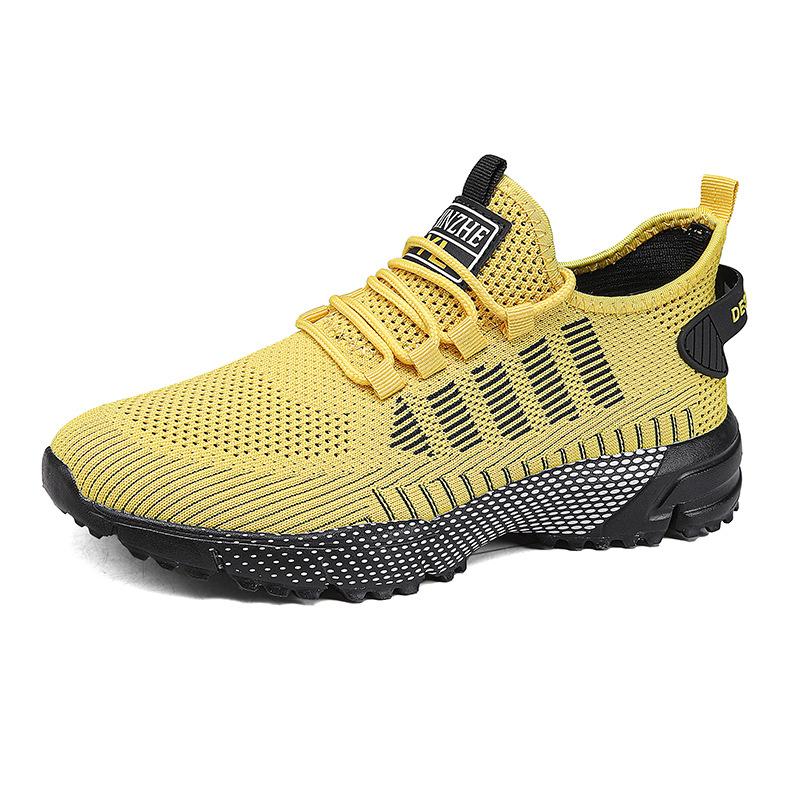 Casual outdoor running walking shoes summer breathable large size lace-up sports 40