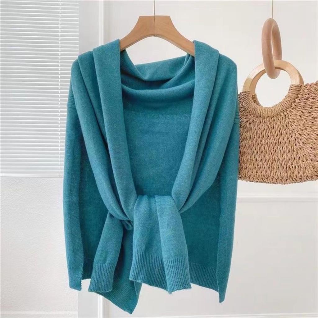 Ladies' Elegant Shawl Scarf - Soft and Warm for All Seasons, Versatile Neck Wrap Suitable for Sweaters, Shirts, and Casual Dresses