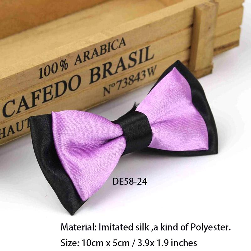 Classic Children's Bow Tie Baby Boy's Girl Fashion Solid Color Adjustable Bow Tie Children's Two-tone Pet Dog and Cat Bow Tie