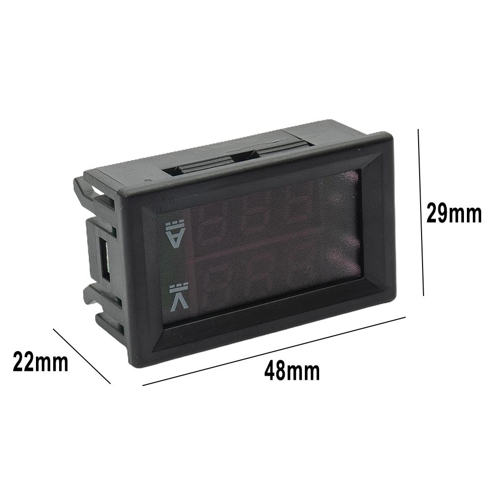 Voltmeter Amperemeter Shunt 10/50/100A Amp Dual Digital