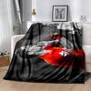 Player Celebrates Victory Moment Blanket Durable Comfort Great for Seaside Couch Livingroom for All Seasons Digital Print