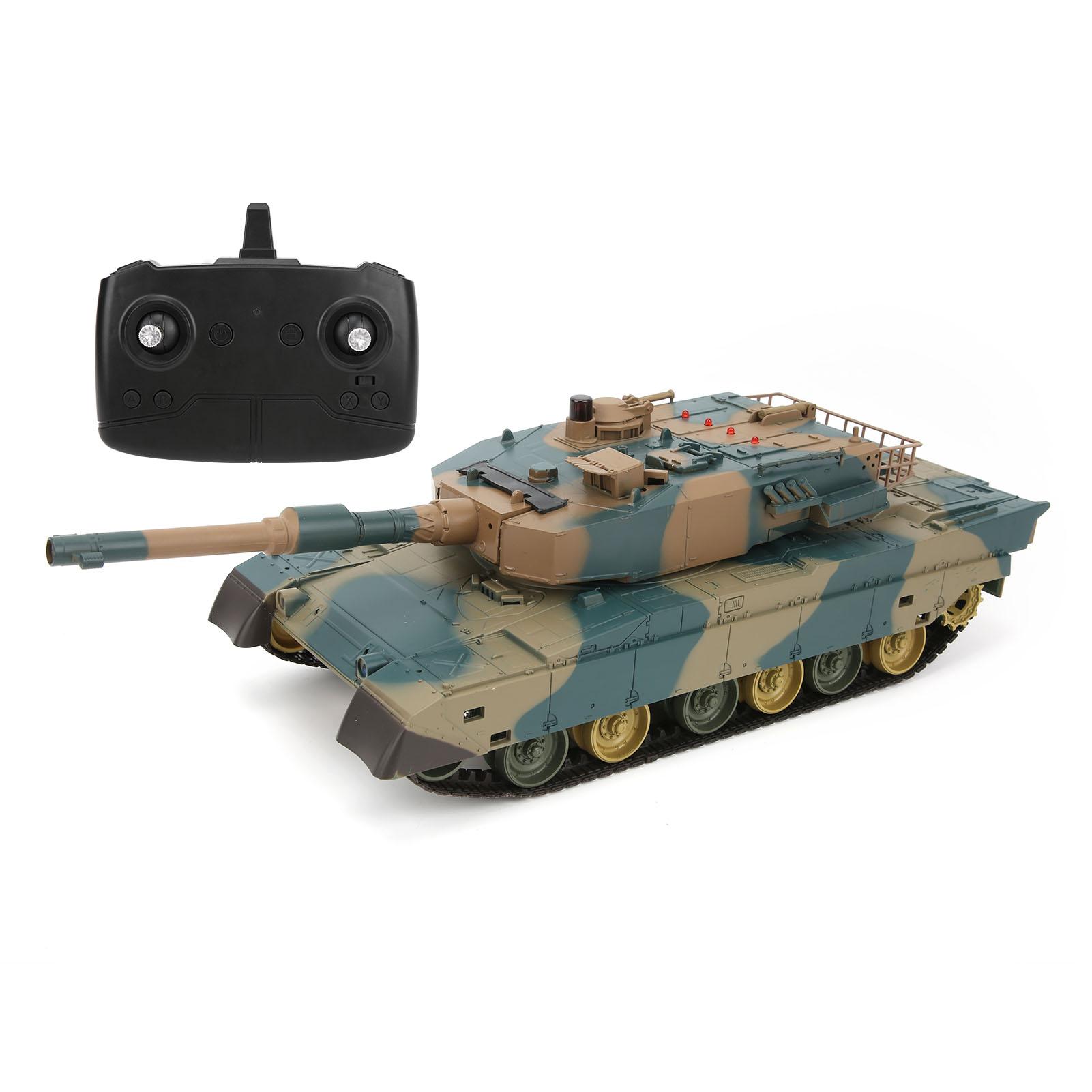 

38081 124 T90 2.4GHz радиоуправляемый военный боевой основной танк электронная модель транспортного средства
