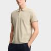 FILA Heritage Minimalist Casual Solid Color Cooling Polo Shirt Men tops Autumn-Brown F11M628101FLK