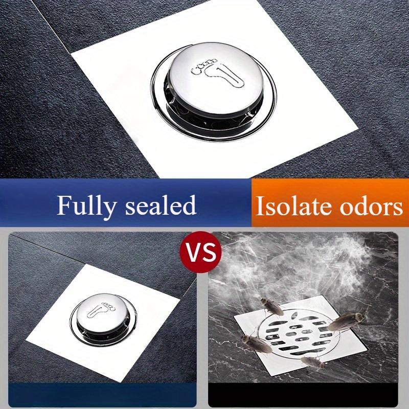 Stainless Steel Floor Drain Anti-odor Sealing Cover Press-type Foot-stepping Bouncing Core Sewer Anti-odor Universal Floor Drain