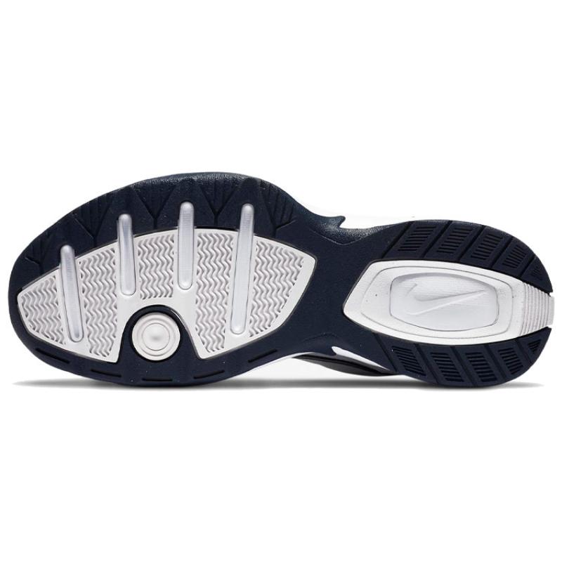 Nike Air Monarch Iv White Navy Sneakers 415445-102