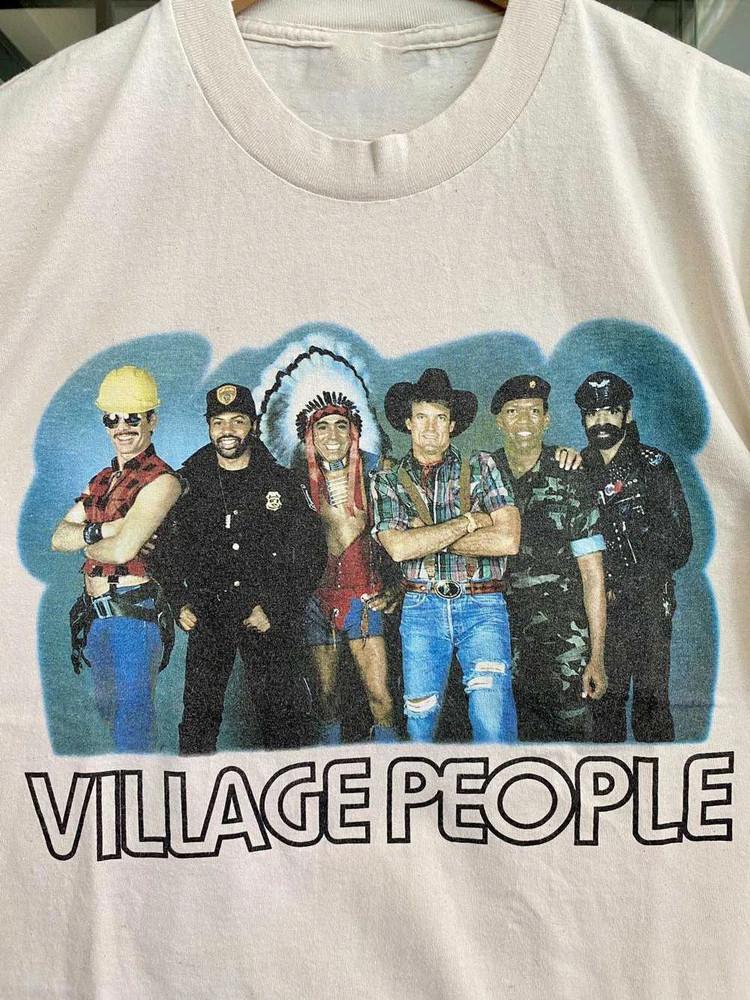 Village People Band Rock Music Members T SHirt Full Size S-5XL Unisex T-Shirt XXXL