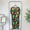 Multi-Color Silk Cotton Dress Home Wear Shoelace round Collar Skirt Special Treatment Rayon Nightdress for Women