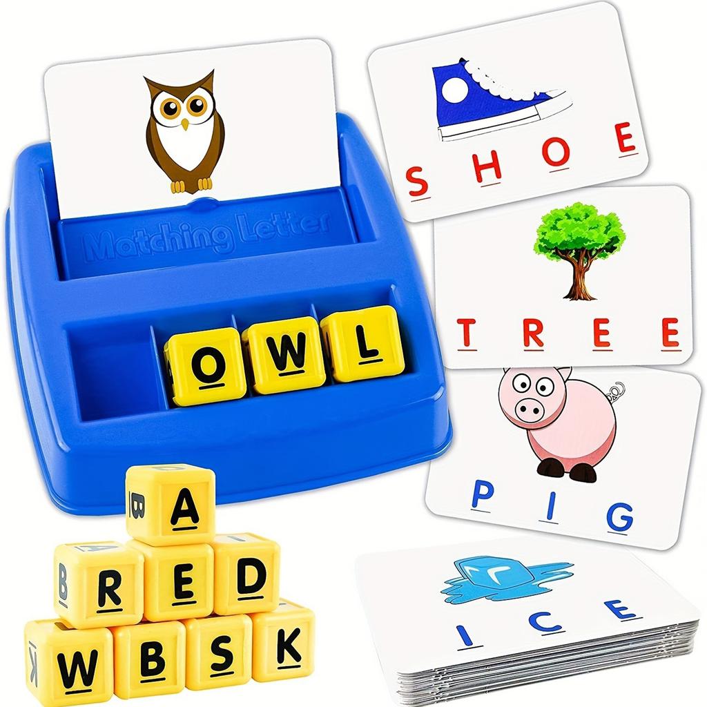 Children'S Early Education Puzzle Game, Spelling Words And Letters With Toys