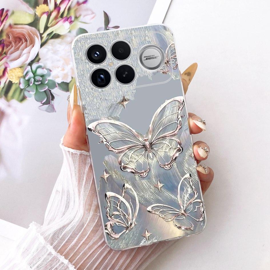 For Xiaomi POCO F8 Ultra Case Luxury Dragon Cartoon Transparent TPU Protection Cover For Poco F8 Pro Ultra PocoF8 Pro Soft Funda