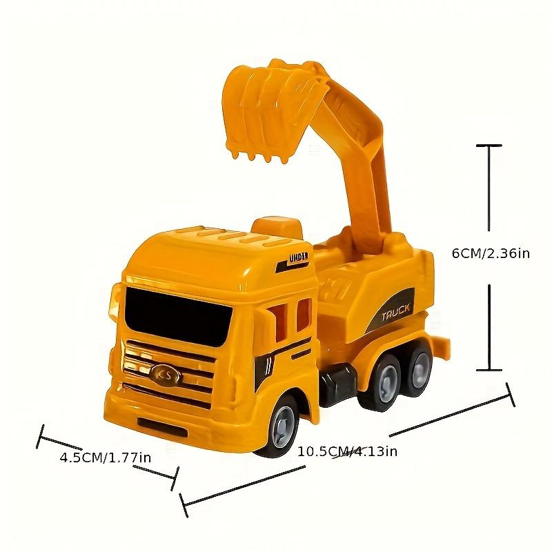 Set de Vehículos de Construcción Incluyendo Excavadora Camión Hormigonera y Grúa Regalos Perfectos para Niños de Ciudad Juguetes Automotrices para Niños