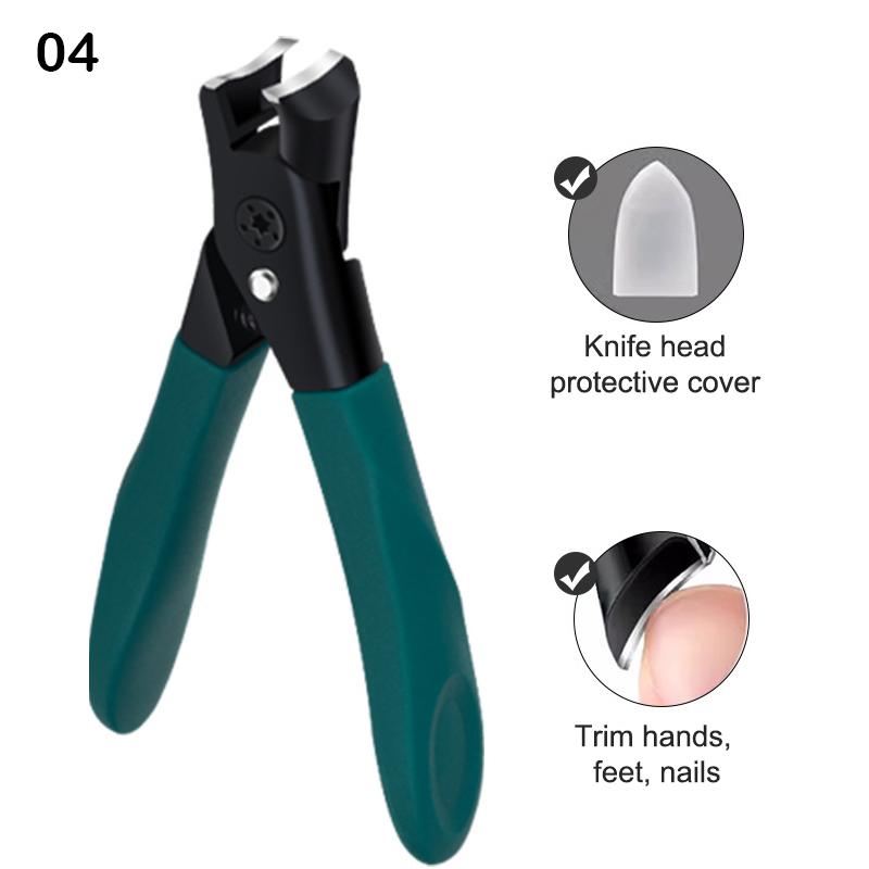 

Большой зев кусачки для ногтей Толстые Твердые Скошенные/Плоские Кусачки для ногтей Нержавеющая сталь Маникюрный инструмент Кусачки для пальцев ног Триммер Защита от брызг