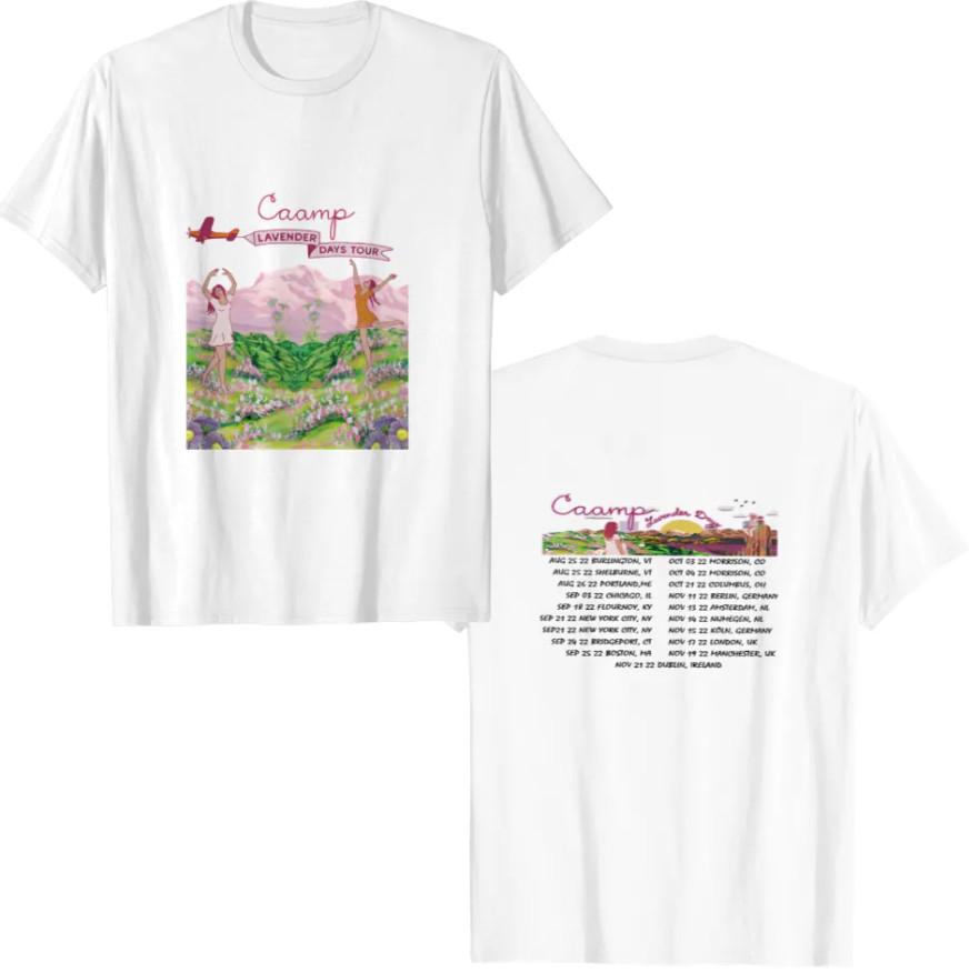 Caamp Band Fall Tour 2022 Shirt Heavyweight T-shirt Men - WTshirt Unisex T-Shirt S