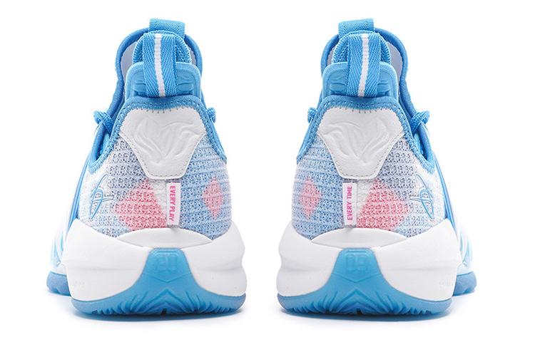Men's Sneakers Anta GH2 Cushioning Slip Resistant Abrasion Resistant Low top Basketball Shoes Men's White Blue