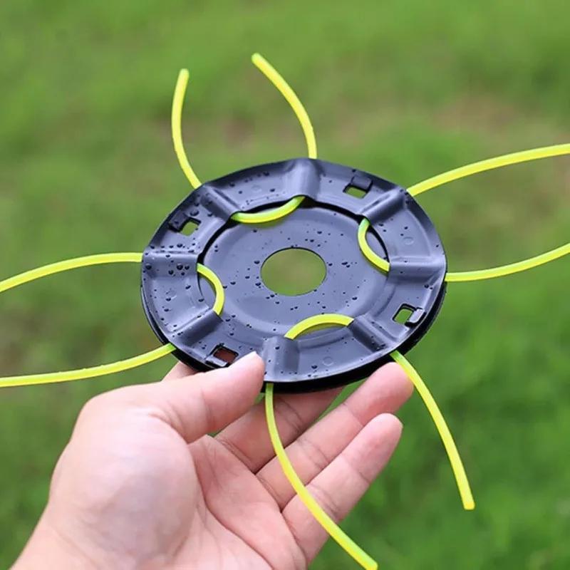 25.4mm Steel Lawn Mower Head Suitable for Garden Lawn Cutters, Trimmer Lines, and Yard Lawn Mowers