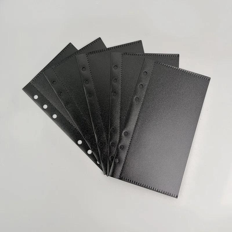 A6 Binder Notebook Accessories Removable Notebook Book Core 6-hole Cash Budget PP Bag Office Stationery