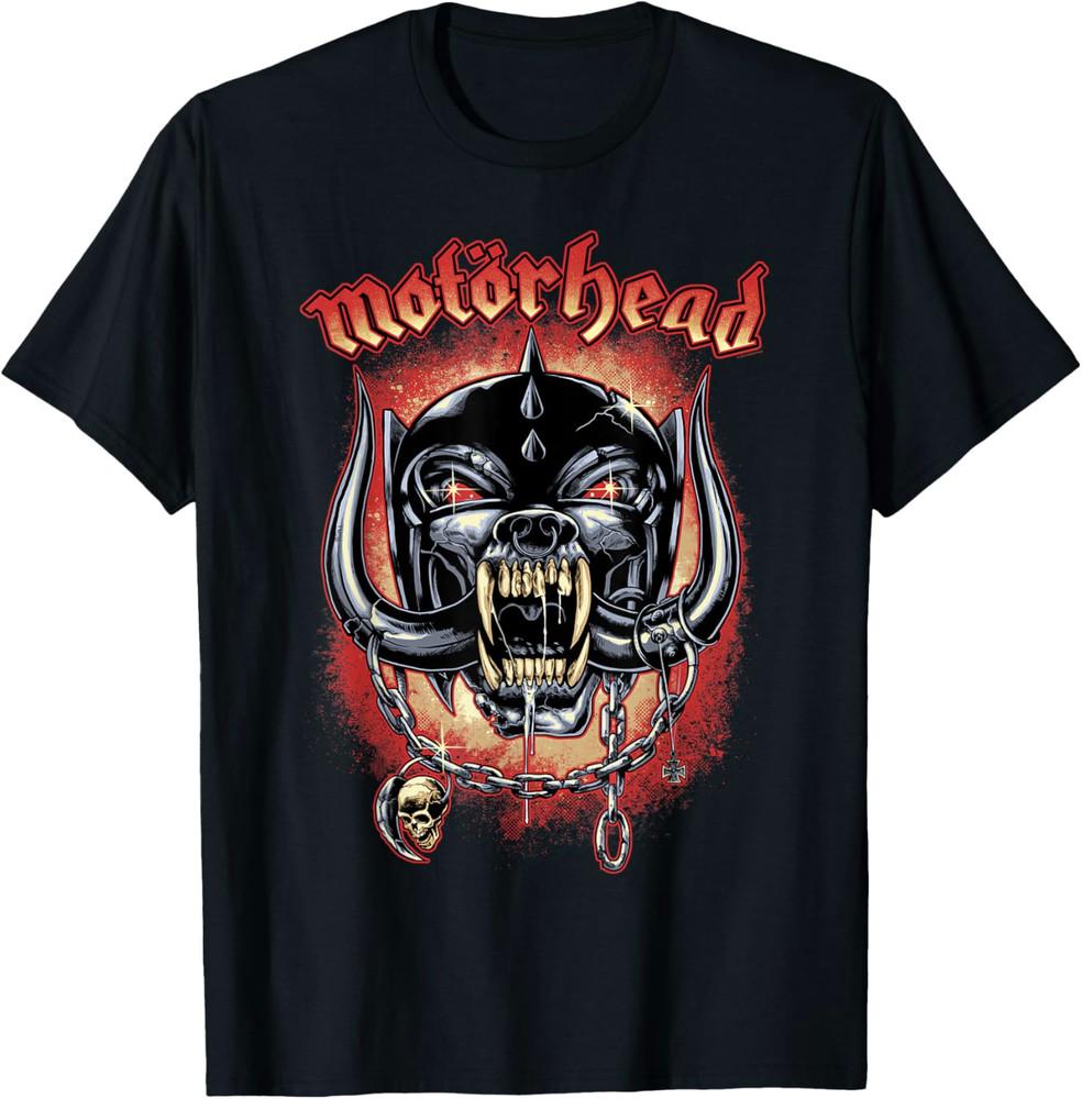 Motorhead Warpig Beast Logo Heavy Cotton Black Unisex Tshirt Size S5XL Unisex T-Shirt L