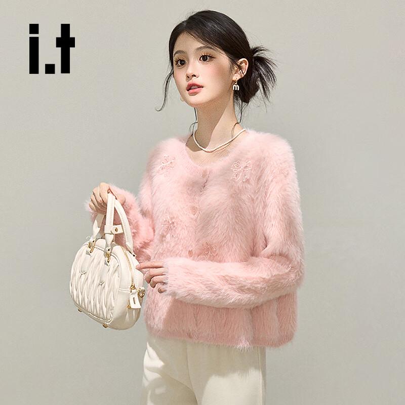 CHOCOOLATE Women's Bow-Knot Knit Cardigan