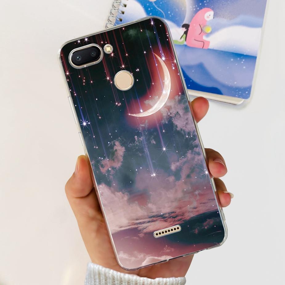 For Xiaomi Redmi 6 6A Case Cute Painted Cover Clear Silicone Phone Case Soft TPU Shell For Redmi 6A Redmi6 Redmi6A Fundas Bumper