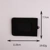 Fashion Canvas ID Badge Card Holder Card Storage Solid Color Card Holder Case Multi-Functional Credit Card Holder Work ID