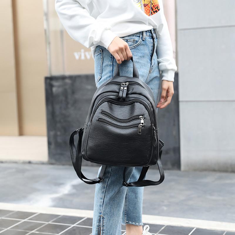 Backpack New Women's Fashion School Bag Large Capacity Travel