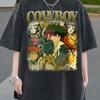 Space Western Anime Vintage Style T-Shirt, Unisex Retro Tee