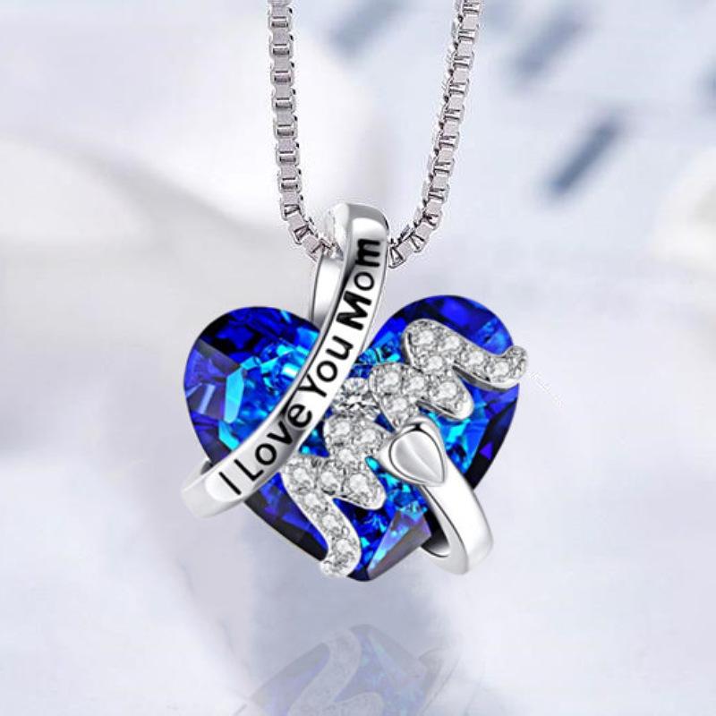 Luxury INS-Style Mother's Day Necklace Pendant - Commemorative Niche Accessory, Europe-America Trend