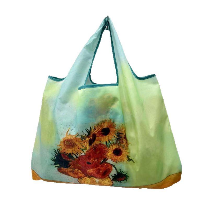 Eco-friendly Foldable Large Capacity Shoulder Tote for Groceries
