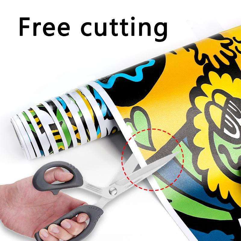 Cartoon Auto Graffiti Malerei Folie Auto Karosserie Haube Rückspiegel Motorrad Fahrrad Aufkleber Dekoration Wasserdicht Vinyl Folierung