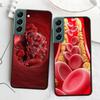 Blood Platelets Under Microscope Phone Case For Samsung Galaxy S22 S25 Ultra S21 S10 Plus S26 Edge S20 S23 S24 FE Cover Sili