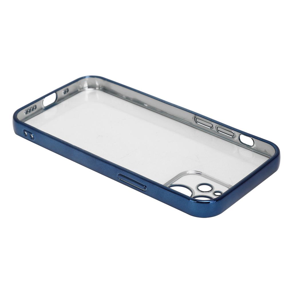 SULADA Mobile Phone Covers Electroplating TPU Full Body Phone Case for iPhone 12Mini Blue