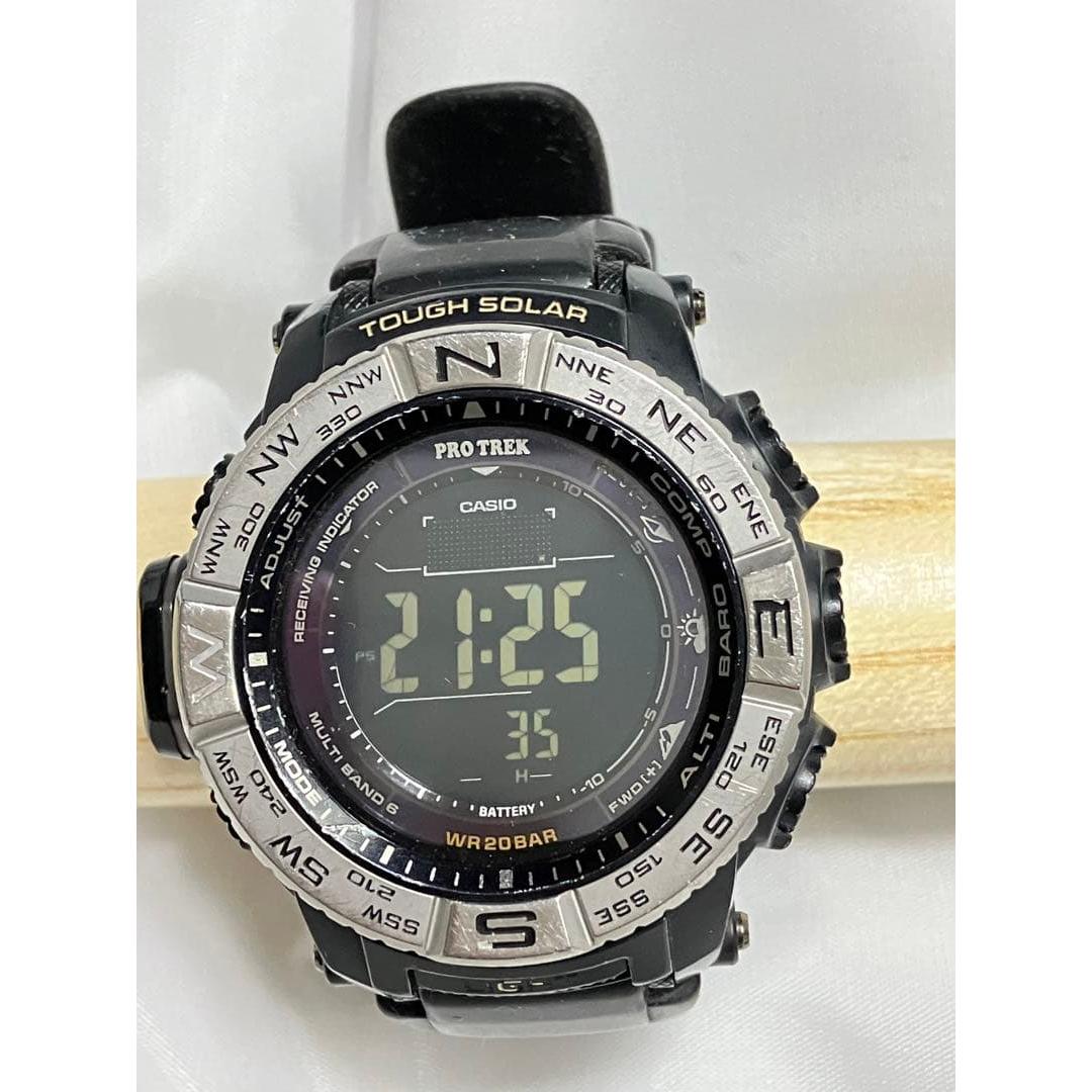Used Casio Protrek PRW-3510 with replacement belt