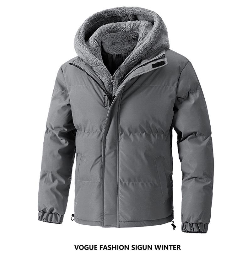 Men's Winter Plus Size Two-Piece Style Thick Cotton Jacket