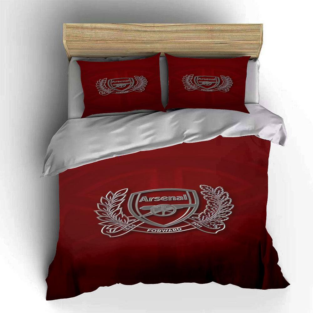 Arsenal Logo with Laurels. Bedding Sets Duvet Cover Sets Duvet Covers Pillowcases(1 * Duvet Cover 2 * Pillowcases, Without Duvet Insert)