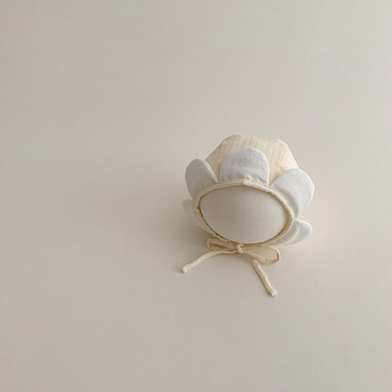 Novorozenecká čepice Ins roztomilá sluneční květinová čepice pro batole Chlapeček Holčička Jaro Léto Větruodolná čepice pro kojence 3-16 měsíců