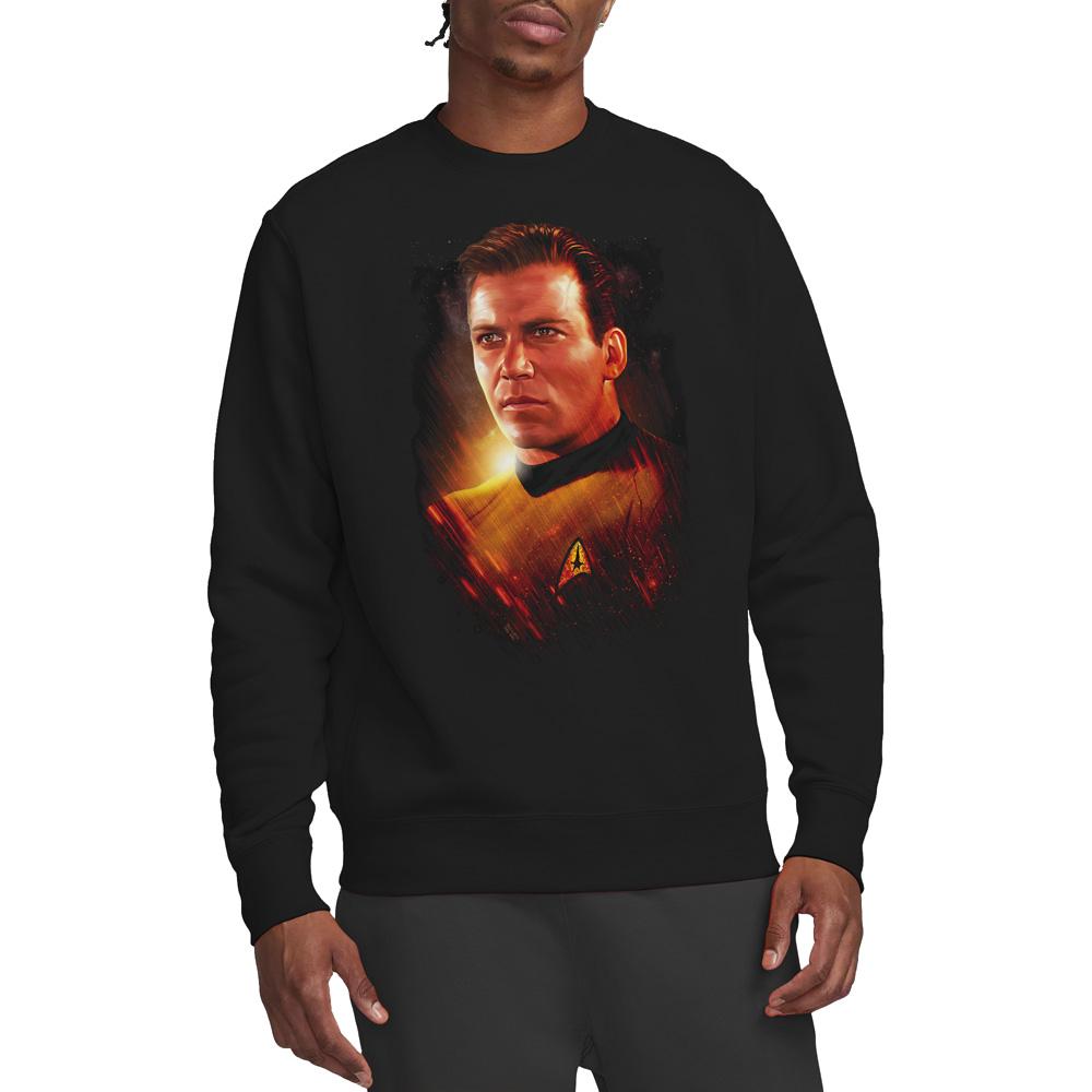 Star Trek: Unisex mikina pro dospělé s kapucí Kirk od Original Series