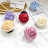 Creative Silky Satin Rose Airbag Bracket Lazy Desktop Case Folding Air Cushion Bracket Tablet Phone